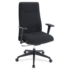 Lorell Weight Activated High-back Suspension Chair, Sold as 1 Each