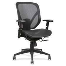 Lorell Mesh Seat/Back Mid-back Chair, Sold as 1 Each