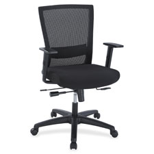 Lorell Ergonomic Mid-back Mesh Chair, Sold as 1 Each
