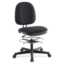 Lorell Contoured Back Swivel Stool, Sold as 1 Each