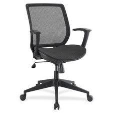 Lorell Mesh/Mesh Executive Mid-back Chair, Sold as 1 Each