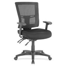Lorell Swivel Mid-Back Mesh Chair, Sold as 1 Each