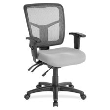 Lorell Swivel Mid-Back Chair, Sold as 1 Each