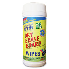 Motsenbocker's Liftoff Dry Erase Board Cleaner Wipes, Sold as 1 Carton, 6 Each per Carton 