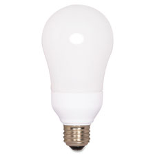 Satco CFL A19-size 15 Watt Bulb, Sold as 1 Each