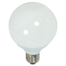 Satco CFL G25-size 15 Watt Bulb, Sold as 1 Each