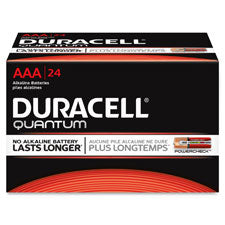 Duracell Quantum AAA Batteries, Sold as 1 Box, 24 Each per Box 