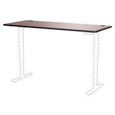 Safco Cherry Lam. Electric Ht-adj. Table Tabletop, Sold as 1 Each