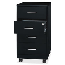 Lorell 26-1/2" Mobile Storage Cabinet, Sold as 1 Each