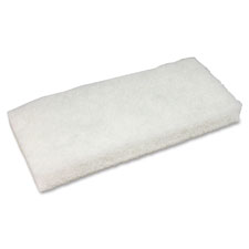 Genuine Joe White Cleaning Pads, Sold as 1 Carton, 4 Package per Carton 