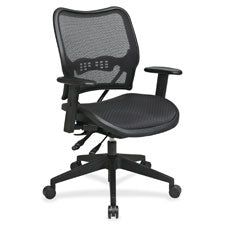 Office Star Deluxe Air Grid Seat/Back Chair, Sold as 1 Each
