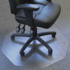 Floortex 9Mat Chair Mat for Low to Medium-pile Carpets, Sold as 1 Each