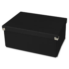 Samsill Pop n' Store Medium Document Box White, Sold as 1 Each