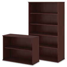 Bush Business Furniture Bookcase; Harvest Cherry, Sold as 1 Each