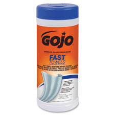Gojo Fast Towels Hand/Surface Cleaner, Sold as 1 Each