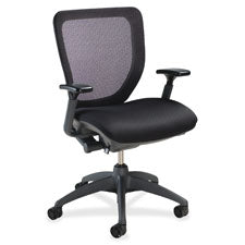 Lorell Mesh-back Task Chair with Synchro Knee Tilt, Sold as 1 Each