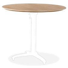 Lorell Foldable Hospitality Table Maple Tabletop, Sold as 1 Each
