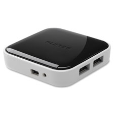 Belkin 4-Port Powered Desktop Hub, Sold as 1 Each