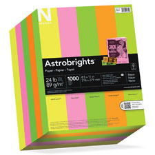 Astrobrights Colored Paper, Sold as 1 Package