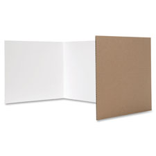 Flipside White Tri-fold Study Carrel, Sold as 1 Package, 24 Each per Package 