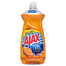 AJAX Orange Triple Action Dish Liquid & Hand Soap, Sold as 1 Each
