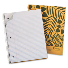 Ampad Earthwise Recycled 3HP Notebook, Sold as 1 Each