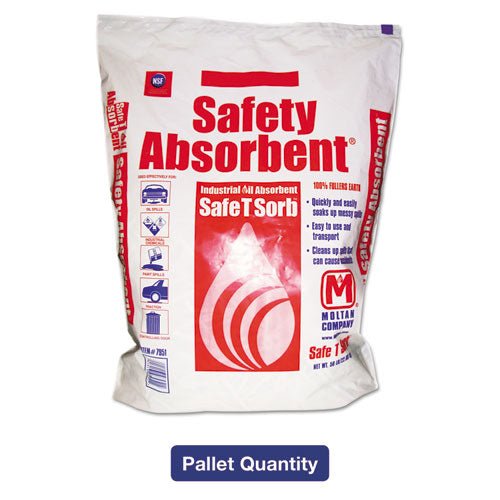 All-Purpose Clay Absorbent, 50lb, Poly-Bag, 50 Carton, Sold as 1 Pallet