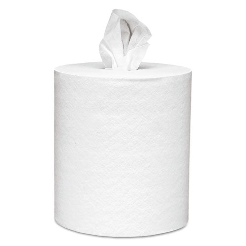 Center-Pull Paper Roll Towels, 8 x 15, White, 500/Roll, 4 Rolls/Carton, Sold as 1 Carton, 4 Roll per Carton 