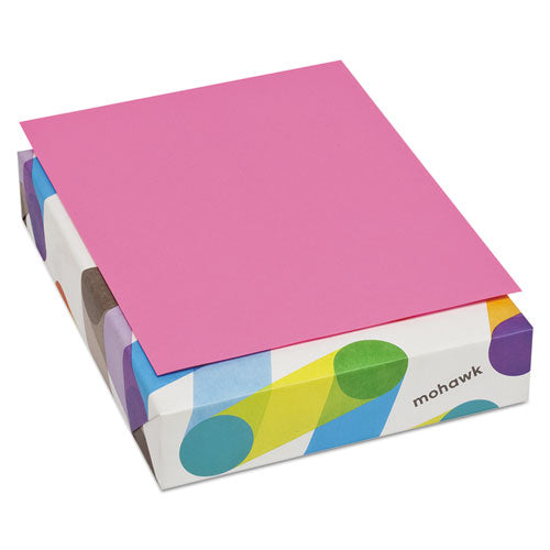 Mohawk - Brite-Hue Multipurpose Colored Paper, 20lb, 8-1/2x11, Ultra Fuchsia, 500 Shts/Rm, Sold as 1 RM