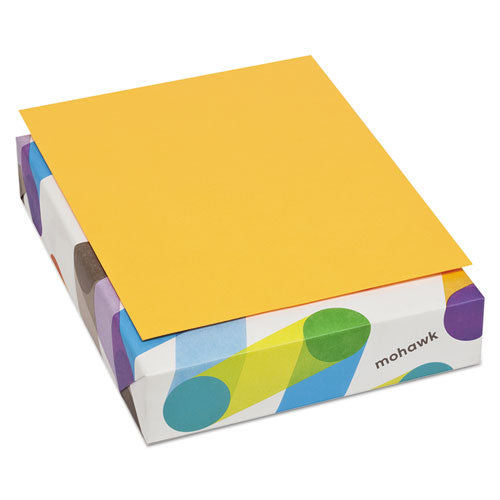 Mohawk - Brite-Hue Multipurpose Colored Paper, 20lb, 8-1/2x11, Ultra Orange, 500 Shts/Rm, Sold as 1 RM