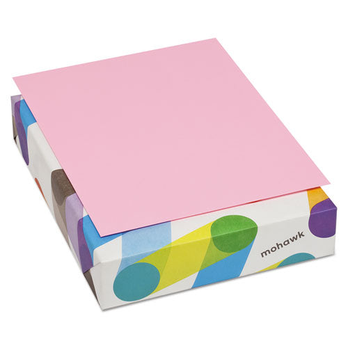 Mohawk - Brite-Hue Multipurpose Colored Paper, 20lb, 8-1/2 x 11, Ultra Pink, 500 Shts/Rm, Sold as 1 RM