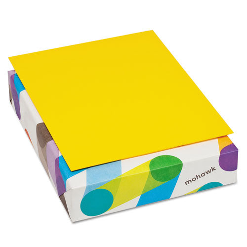 BriteHue Multipurpose Colored Paper, 20lb, 8 1/2 x 11, Sun Yellow, 500 Sheets, Sold as 1 Ream