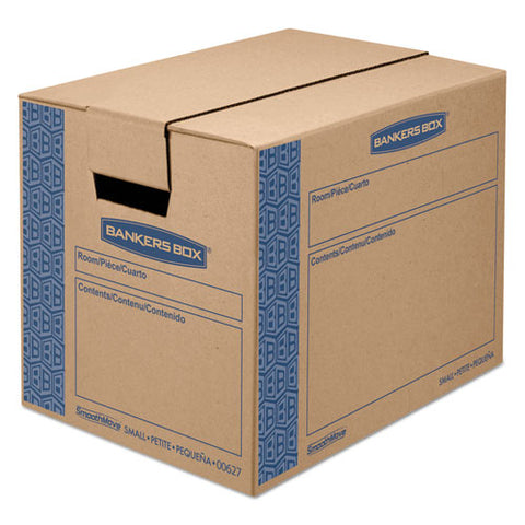 Bankers Box - SmoothMove Moving Storage Box, Extra Strength, Small, 12w x 12d x 16h, Kraft, Sold as 1 CT