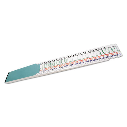 General Purpose Indexed Sorter, Letter Size, Pressboard, Gray, Sold as 1 Each