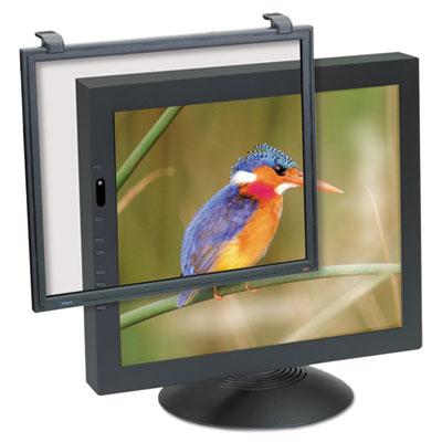 3M - Executive Flat Frame Monitor Filter, 16-inch-19-inch CRT, Black, Sold as 1 EA