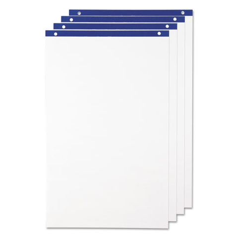 Quartet - Conference Cabinet Flipchart Pad, Plain, 21 x 33-7/10, WE, 50-Sheet, 4/Carton, Sold as 1 CT