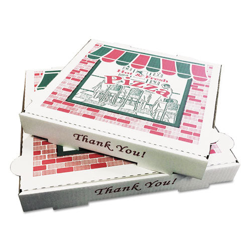 Takeout Containers, 14in Pizza, White, 14w x 14d x 2 1/2h, 50/Bundle, Sold as 1 Carton, 50 Each per Carton 