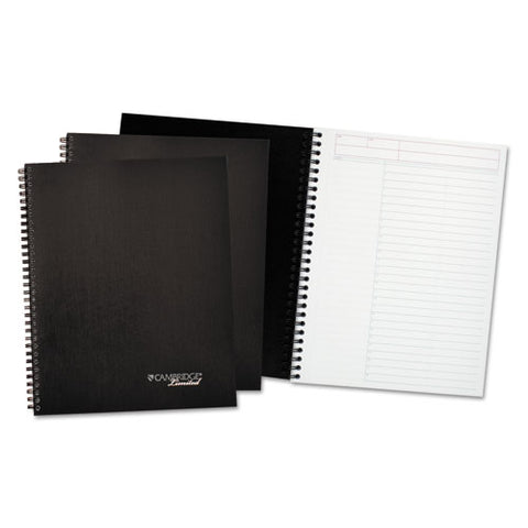 Action-Planner Business Notebook Plus Pack, 7 1/4 x 9 1/2, Black, 80 Sheet, 3/PK, Sold as 1 Package