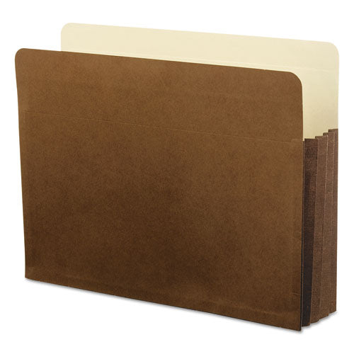 Watershed 3 1/2 Inch Expansion File Pockets, Straight Cut, Letter, Redrope, Sold as 1 Each