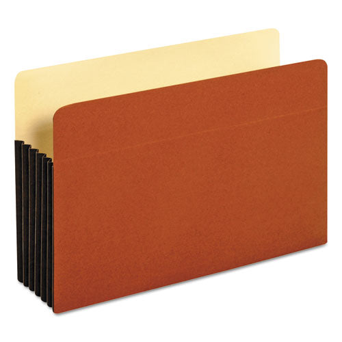 File Pocket with Tyvek, Straight Cut, 1 Pocket, Legal, Brown, Sold as 1 Box, 10 Each per Box 