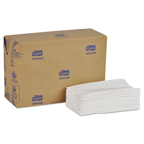 Universal Betsy Tall-Fold Napkins, 1-Ply, 6 x 13 1/2, White, 10000/Carton, Sold as 1 Carton, 10000 Each per Carton 