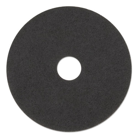 3M - Stripper Floor Pad 7200, 17-inch, Black, 5 Pads/Carton, Sold as 1 CT