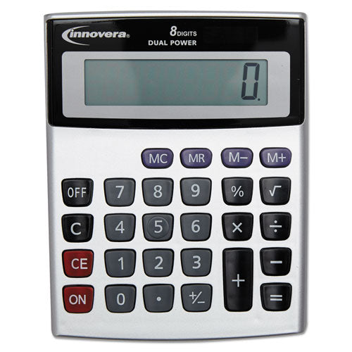 15925 Portable Minidesk Calculator, 8-Digit LCD, Sold as 1 Each