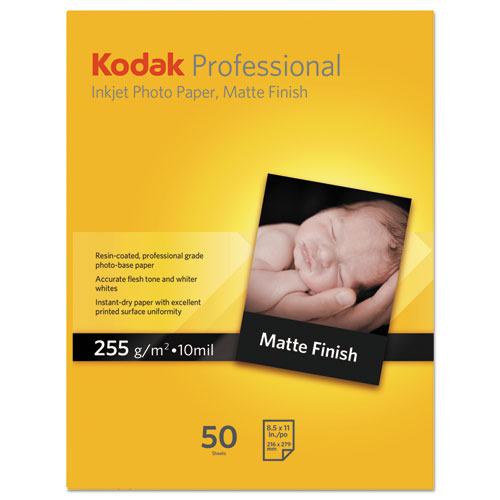 Professional Inkjet Photo Paper, Matte, 10.9 mil, 13 x 19, White, 20 Sheets/PK, Sold as 1 Box, 20 Sheet per Box 
