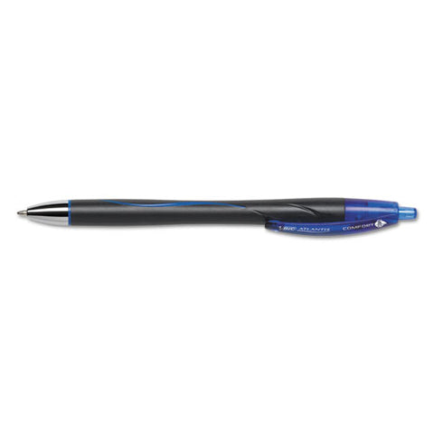 Atlantis Comfort Retractable Ballpoint Pen, Blue Ink, 1.2mm, Medium, Dozen, Sold as 1 Dozen