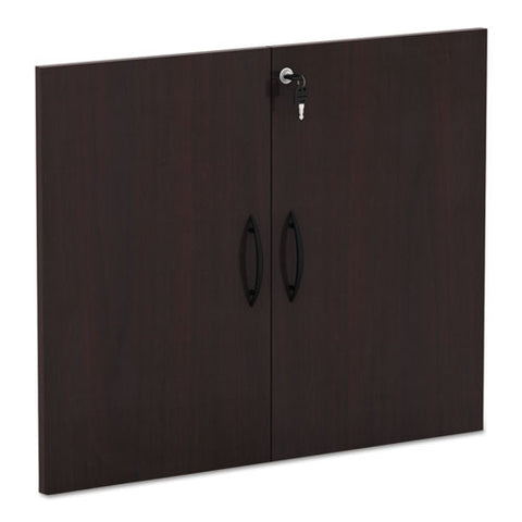 Alera - Valencia Series Cabinet Door Kit For All Bookcases, 32-inch x 26-inch, Mahogany, Sold as 1 ST