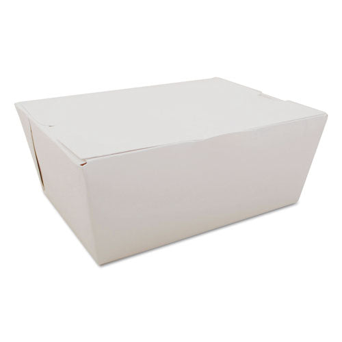 ChampPak Carryout Boxes, White, 7 3/4 x 5 1/2 x 3 1/2, 160/Carton, Sold as 1 Carton, 160 Each per Carton 