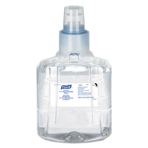 Advanced Instant Hand Sanitizer Foam, LTX-12 1200mL Refill, Clear, Sold as 1 Each