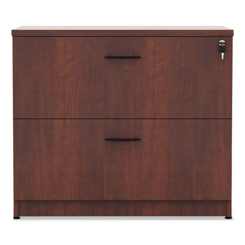 Alera - Valencia Series Two-Drawer Lateral File, 34w x 22 3/4d x 29 1/2h, Medium Cherry, Sold as 1 EA