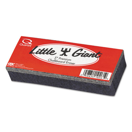 Quartet - Little Giant Economy Chalkboard Eraser, Wool Felt, 5w x 2d x 1h, Sold as 1 EA